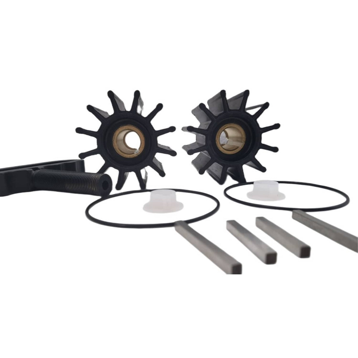 Solid Spare 2Set Sherwood Cummins Caterpillar Jabsco Impeller Replace: 17000K 3802444 1W5664