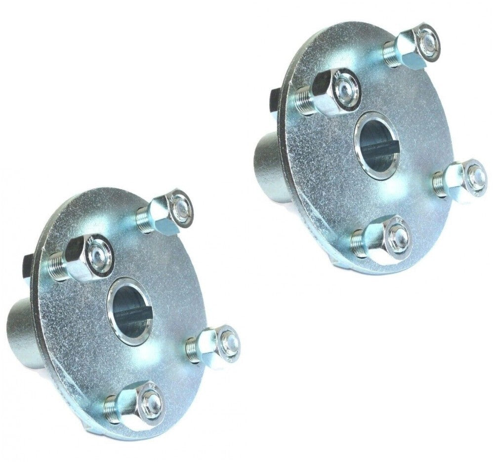 (2) 4" x 4" Lug 1" Live Axle Hubs for American Sportsworks 5210 Marauder Go Kart