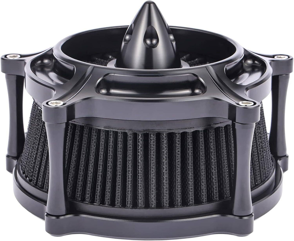 Solidspare Black Air Cleaner Intake Filter For Harley Touring Road King Street Glide 08-16