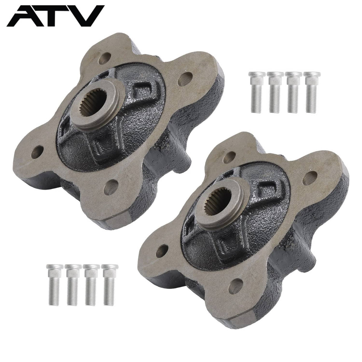 Solidspare For Polaris Ranger XP 570/900/1000 Wheel Hubs & Studs Kit 5137431-067 5142964067