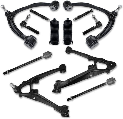 Solidspare 12x Front Upper Lower Control Arm Kit for 2007-2013 Escalade Chevy Silverado GMC