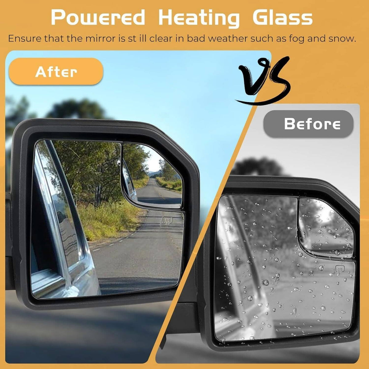 Solidspare New Mirror Passenger Right Side Heated 6Pin For Ford F150 F-150 Truck 2015-2020
