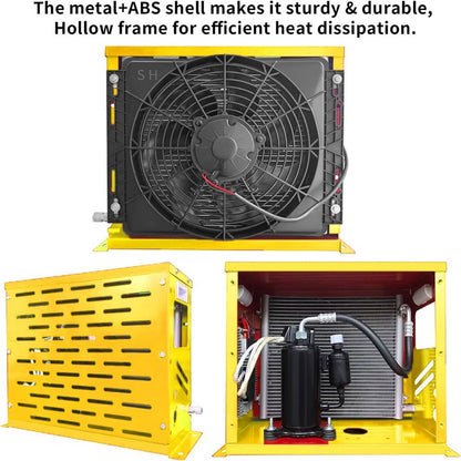 Solidspare 12V 11000 BTU Truck Air Conditioner Split AC For Semi Trucks Bus RV Caravan US