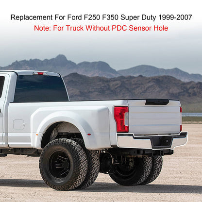 Solidspare Chrome Rear Step Bumper for 1999-2007 Ford F250 F350 Super Duty  W/O Sensor Hole