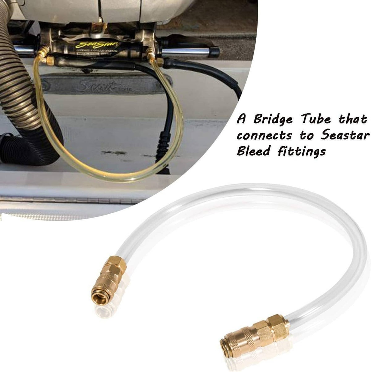 Solid Spare Bleed Kit Filler Kit fits for Seastar Hydraulic Steering Systems