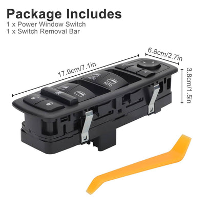 Solidspare Master Power Window Switch for 2009-2012 Dodge Ram 1500 2500 3500 Driver Side LH