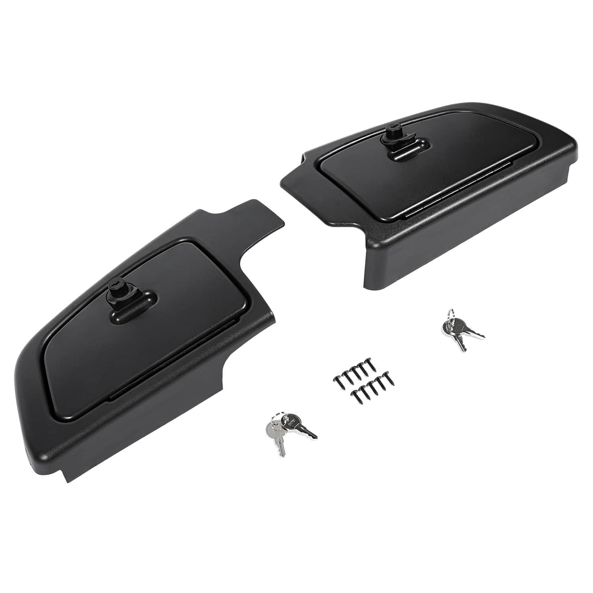 Solidspare Black Locking Dash Glove Box Covers For Icon I20 I40 I60 Advanced EV Golf Cart