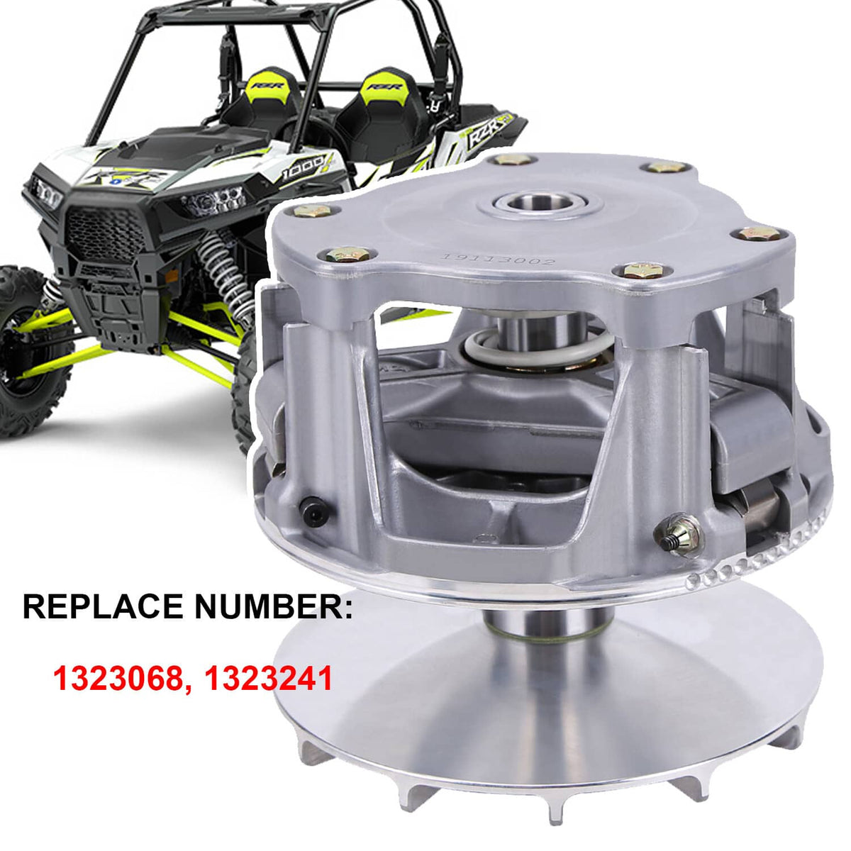 Solidspare Primary Drive Clutch For Polaris 1323068 1323241 RZR XP1000 XP4 GENERAL 1000 UTV