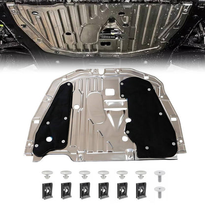 Solidspare New Car Front Engine Splash Guard Under Car Shield Cover For 16-21 Honda Civic