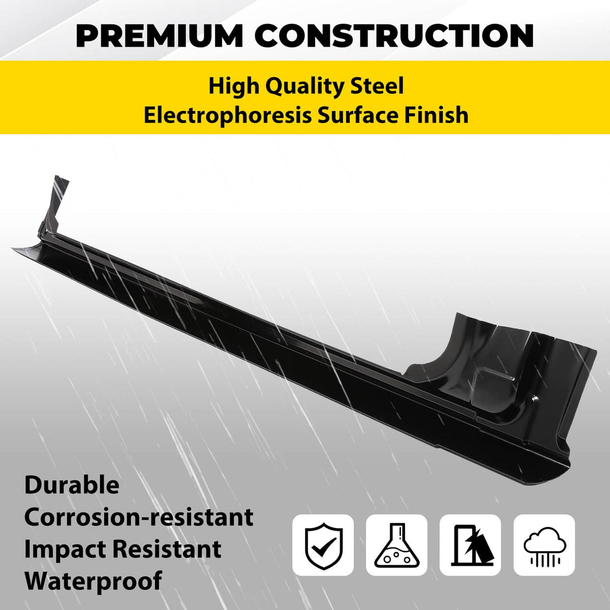 Solid Spare For Chevy Express 1500 2500 3500 Van 96-17 RH Cargo Door Rocker Panel #0812-112