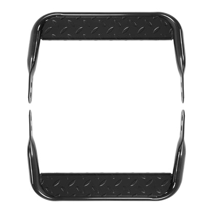 Solidspare 2PCS Black Nerf Bars / Running Boards for EZGO RXV 2008+ Gas/Electric Golf Cart