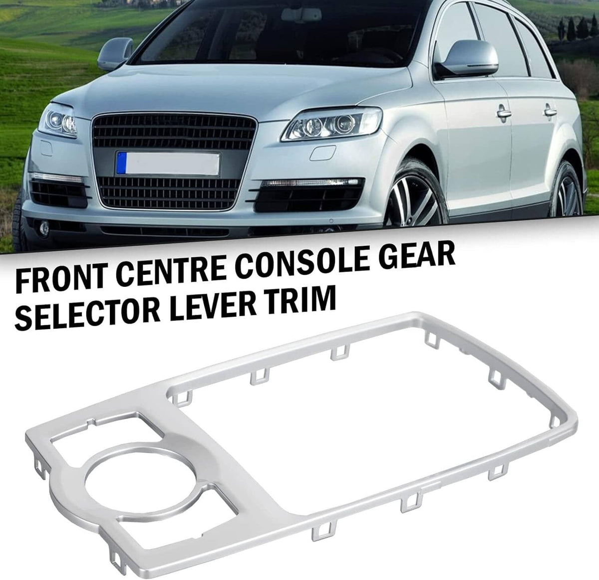 Solid Spare 4F0864260A Central Console Chrome Gear Selector Trim for Audi A6 C6 2005-2011