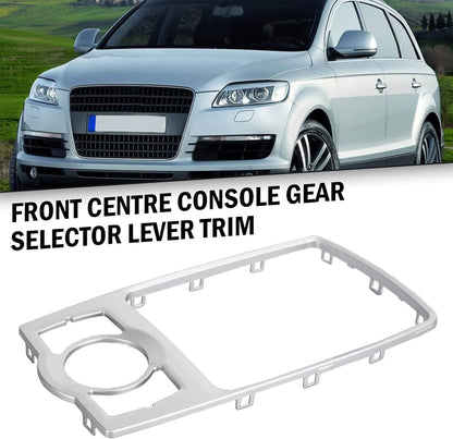 Solid Spare 4F0864260A Central Console Chrome Gear Selector Trim for Audi A6 C6 2005-2011