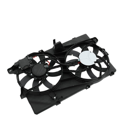 Solidspare FO3115177 Dual Radiator Condenser Cooling Fan Assembly For Ford Edge MKX Lincoln