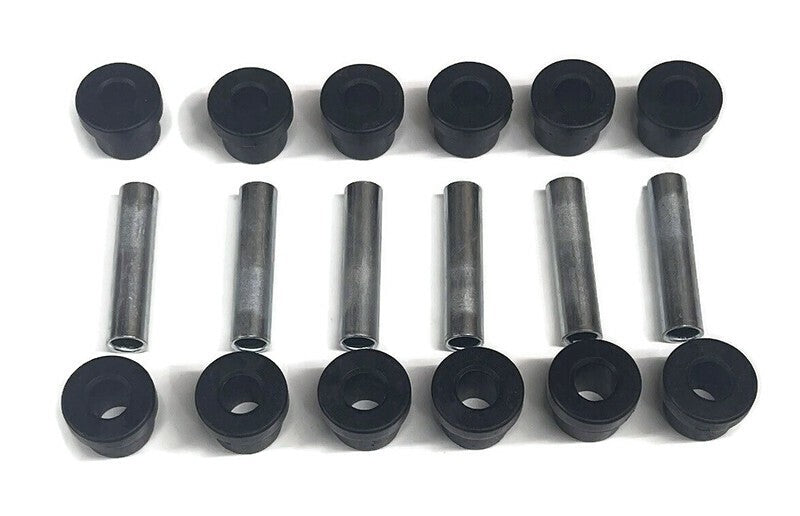 Front & Rear Leaf Spring Bushing Set for Club Car DS 1981+ Precedent 04-08 Gas