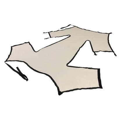 Solidspare Aircraft Cabin Cover White Windshield Cover For Cessna 150 Cessna 152 Canvas