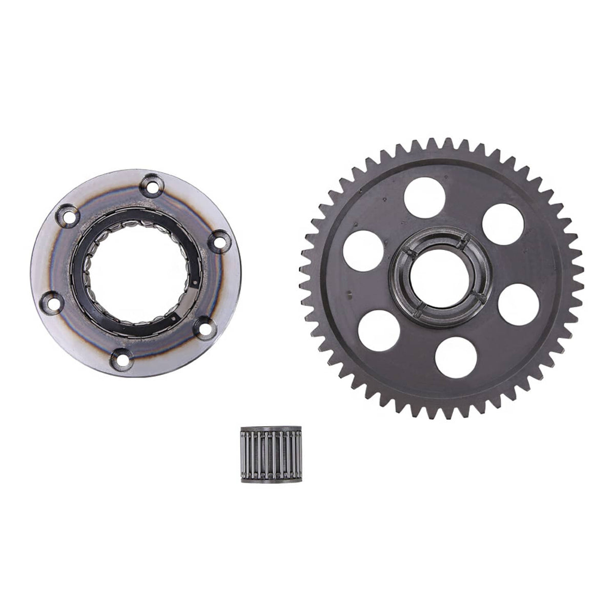 Solidspare Heavy Duty Starter Clutch One-Way Bearing Gear Kit 01-03 for Yamaha Raptor 660R