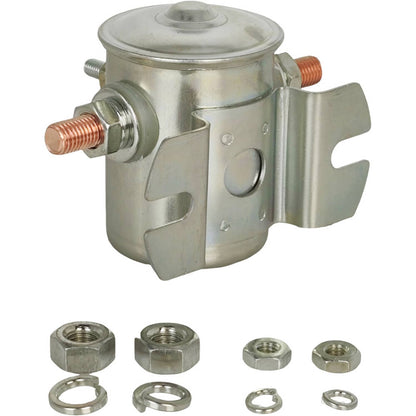 Solid Spare 12V 24106BX 80A Fit for Cole Hersee Solenoid Continuous Duty Switch 3-Terminal