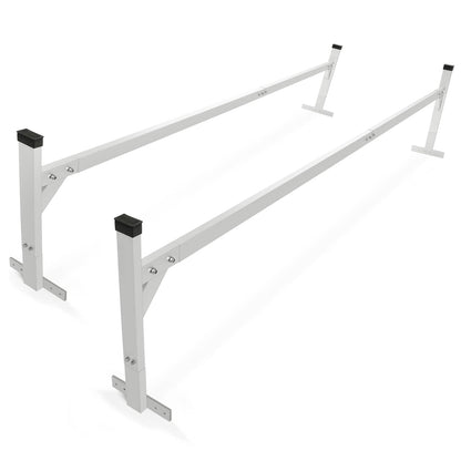 Solidspare Adjustable Roof Mount Ladder Rack Bracket 400 lbs For Universal Trailer 4'-8.5'