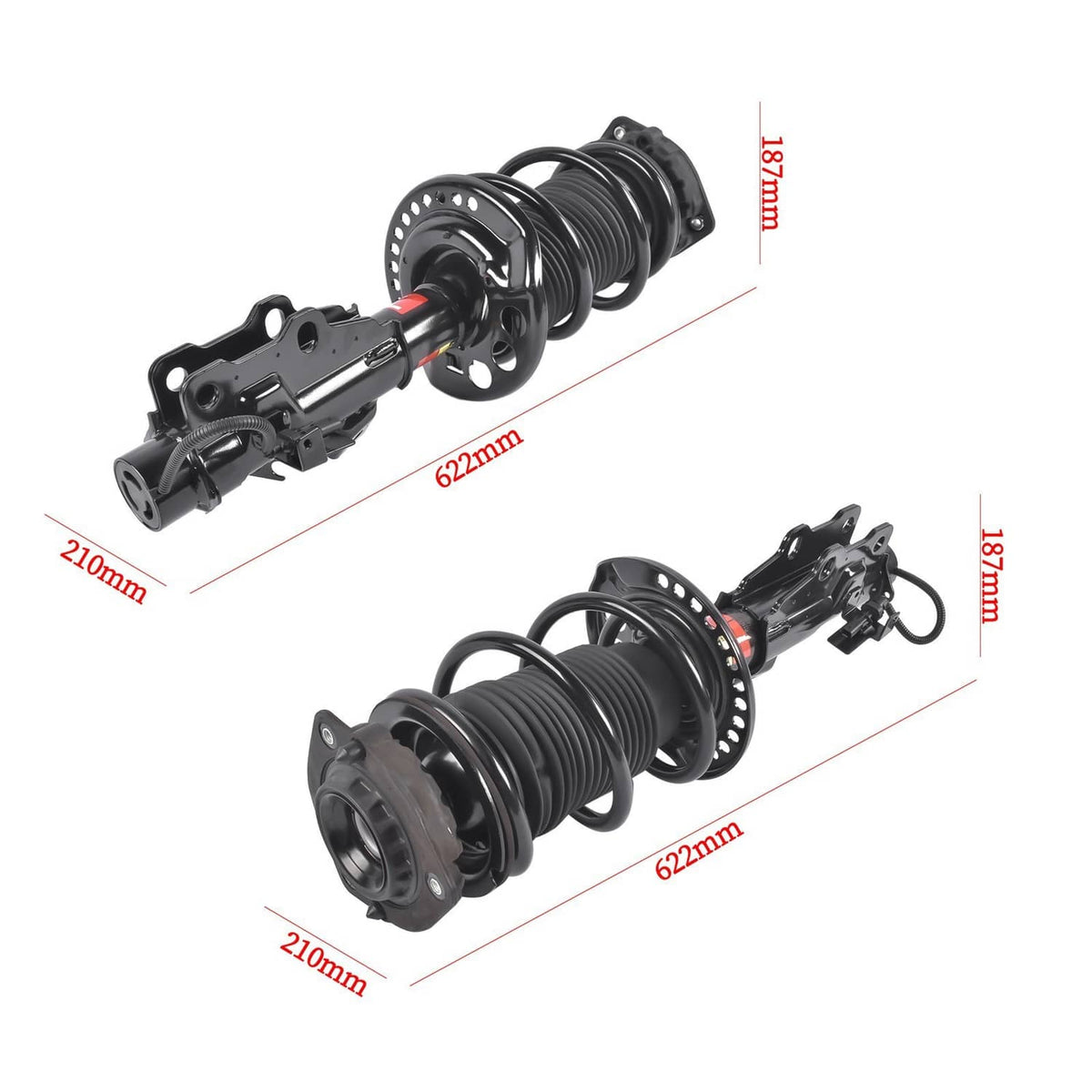 Solidspare New Pair Front Struts Assys w/Electronic For 2016-2024 Chevrolet Camaro 85649816