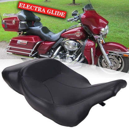 Solidspare Rider and Passenger Seat For 97-07 Harley Touring Street Electra Glide Road King