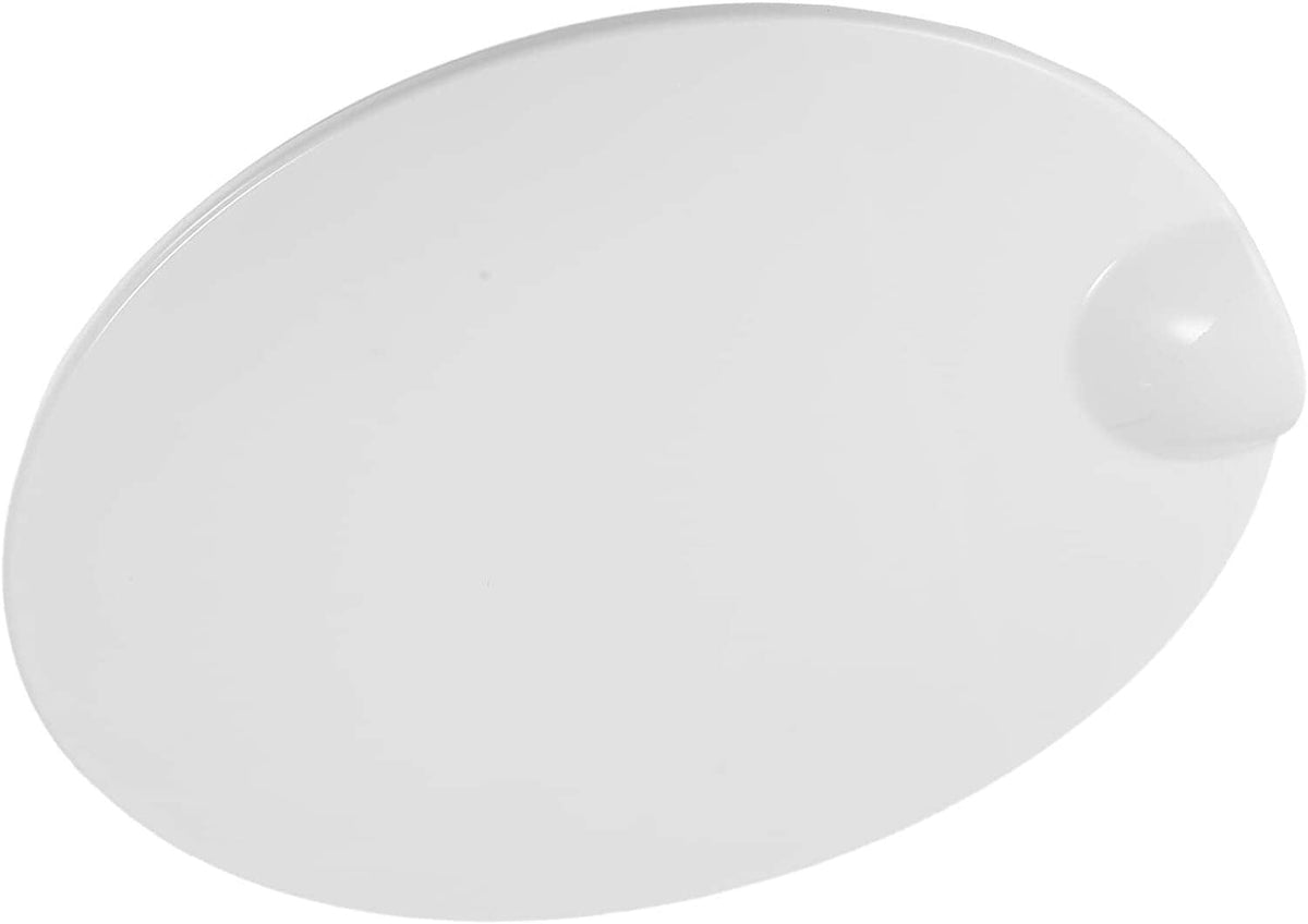 Solid Spare White Fuel Filler Door Tank Lid Cap Gas Cover For 2009 2010 2011-2014 Ford F-150