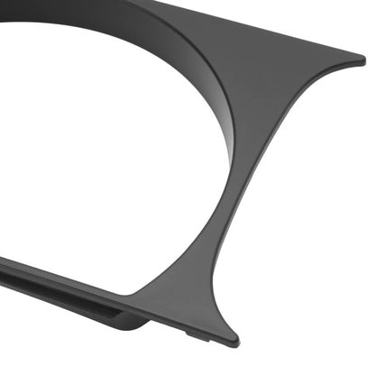 Solid Spare For 2008-2014 Dodge Challenger Headlight Bezel Set of 2 Left and Right Side