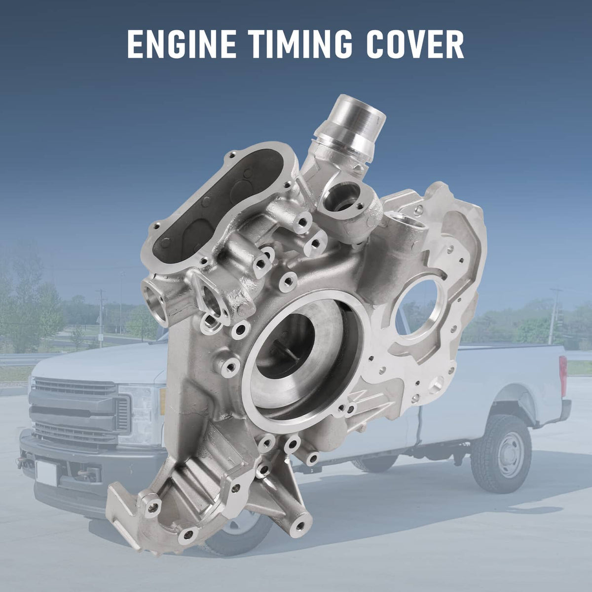 Solidspare New Timing Cover For 2008 2009 2010 Ford F250SD 350SD 6.4L 8C3Z6019B