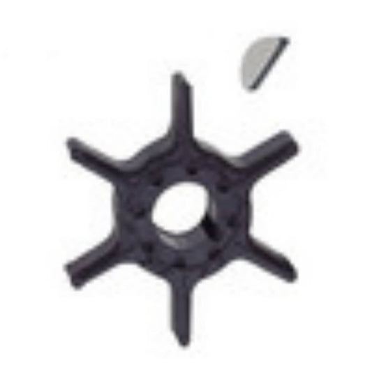 Solid Spare New Water Pump Repair Rubber Impeller with Key F15-06050000 For PARSUN 9.9 15 HP