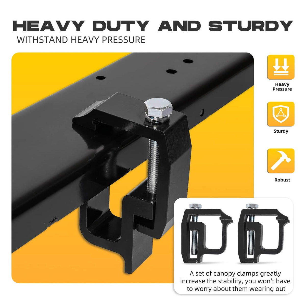 Solid Spare 8Pcs Truck Cap Topper Camper Shell Mounting Clamps Aluminum Truck Bed Clamp