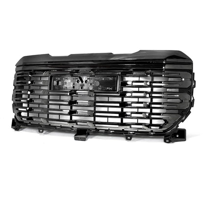 For 2022-2024 GMC Sierra 1500 Denali Black Chrome Front Bumper Grille Grill