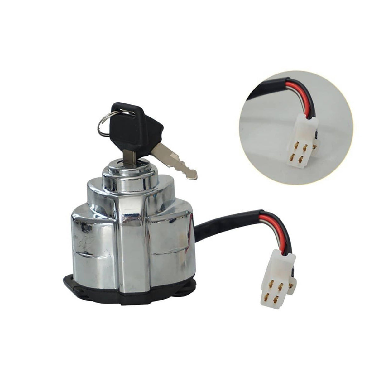 Solidspare Ignition Switch Gas Tank Cap Lock Key for Honda Shadow VLX VT 600