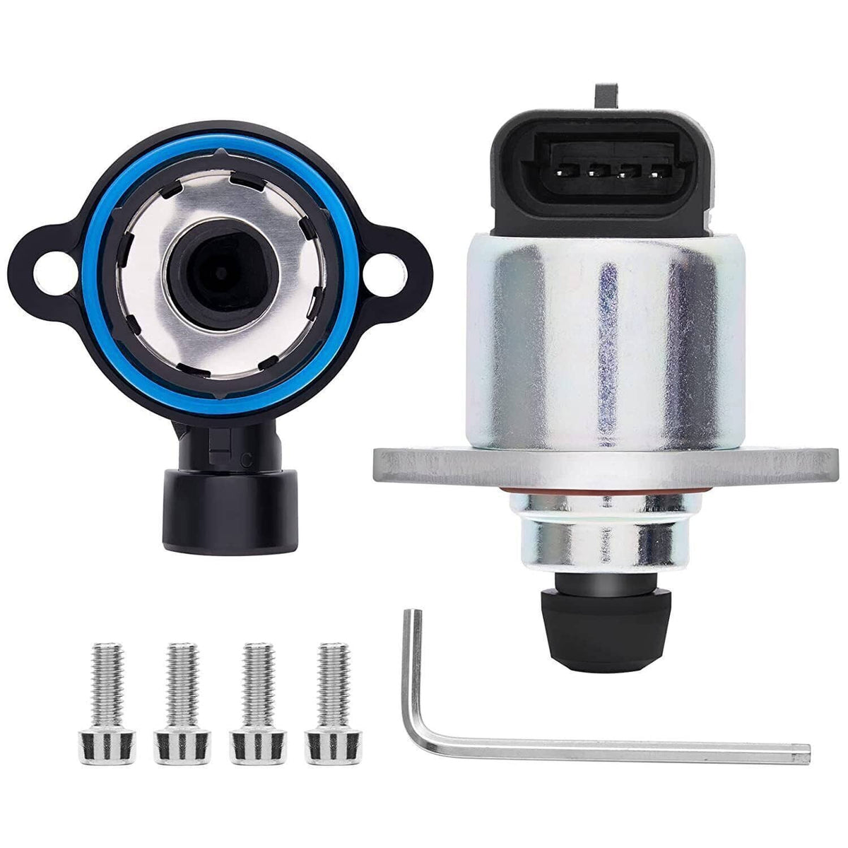 Solidspare Throttle Position Sensor+TPS Idle Air Control Valve For Chevy GMC Buick Cadillac
