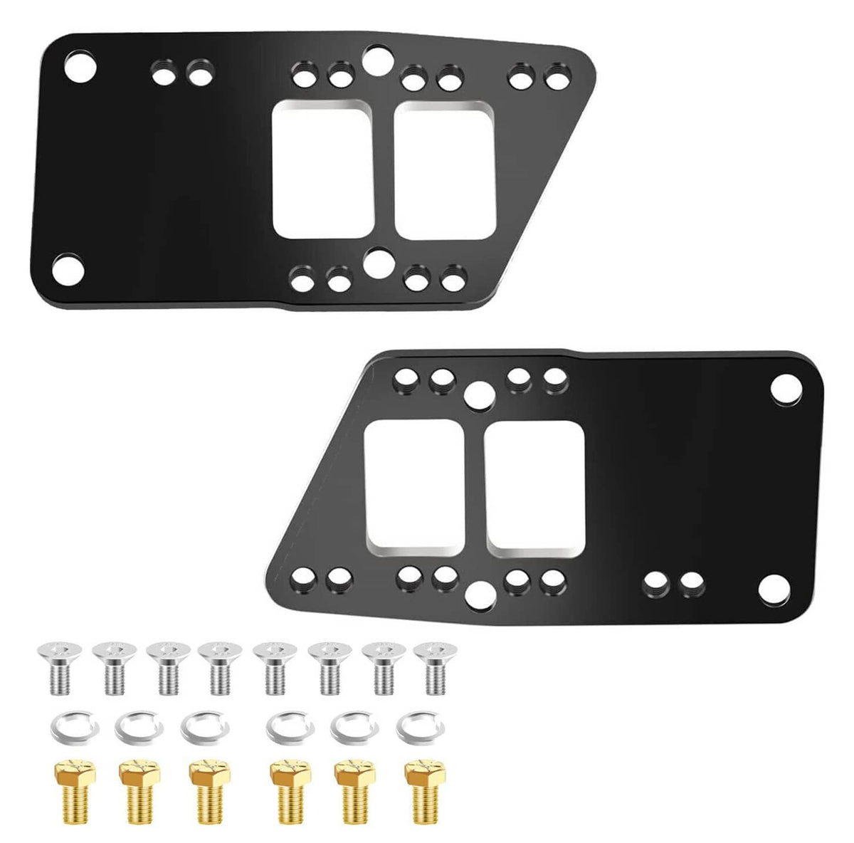 Solidspare LS Engine Mount Sturdy Swap Motor Conversion Plate Kits for Car LS1 LS2 LS3 LS6