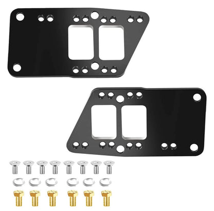 Solidspare LS Engine Mount Sturdy Swap Motor Conversion Plate Kits for Car LS1 LS2 LS3 LS6