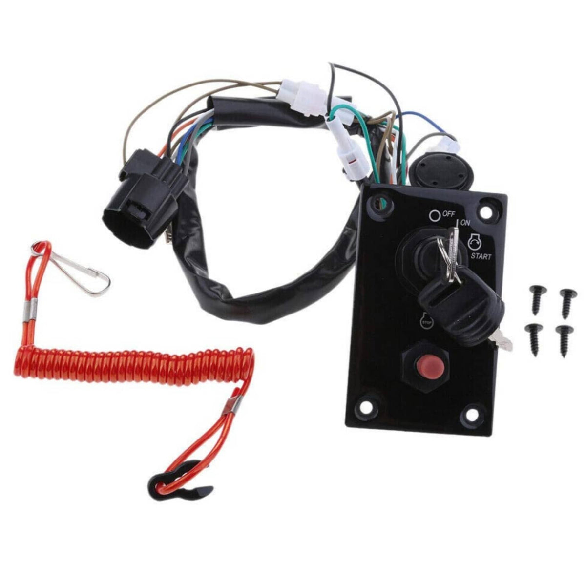 Solid Spare Ignition Key Switch Panel Suzuki Outboard Single Engine 37100-96J24 37100-96J27