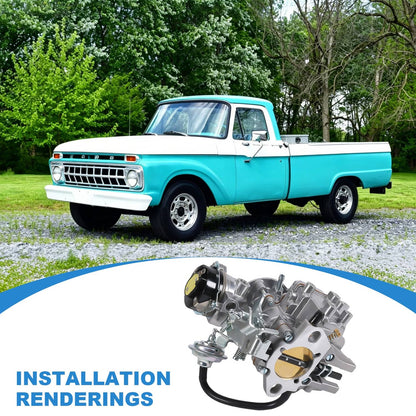Solidspare Carburetor For Ford F100 F150 4.9L 300 Cu 1-barrel Carby w/ Electric Choke 65-85