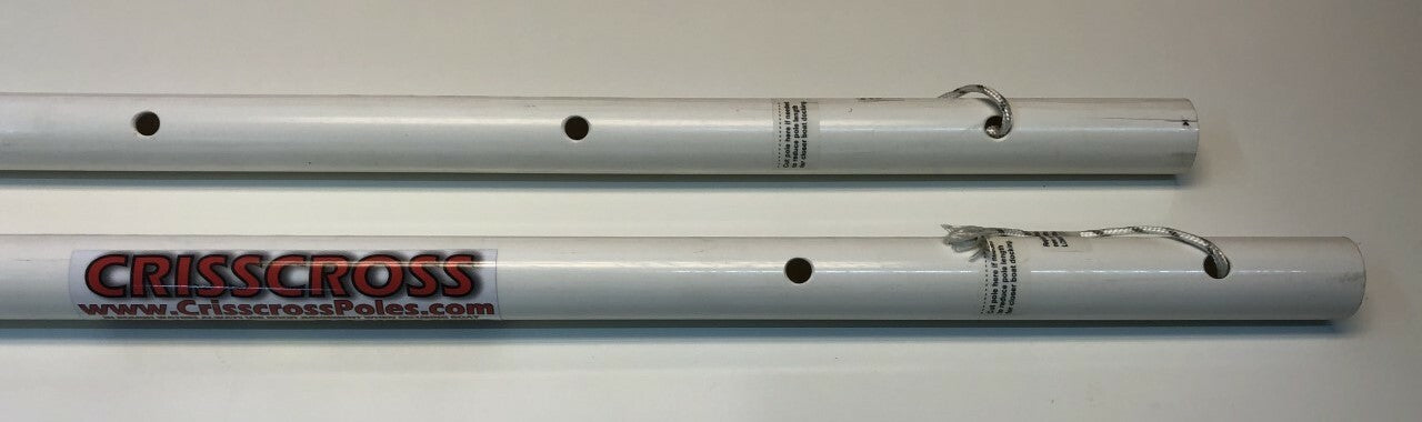 CrissCross Poles for Boat Mooring / Docking replaces Dock Pier Bumpers or Whips