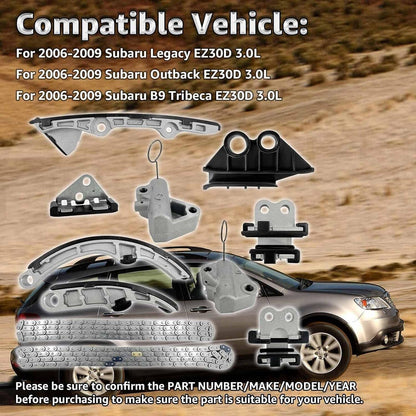 Solidspare Timing Chain Kit For 2006-2009 Subaru Legacy Outback B9 Tribeca Ez30d 3.0l New