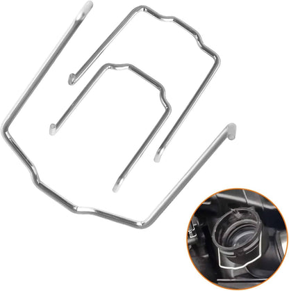 Solidspare Radiator Hose Retaining Spring Clip Clamp 0.87in 1.07in 1.83in U” shape For BMW