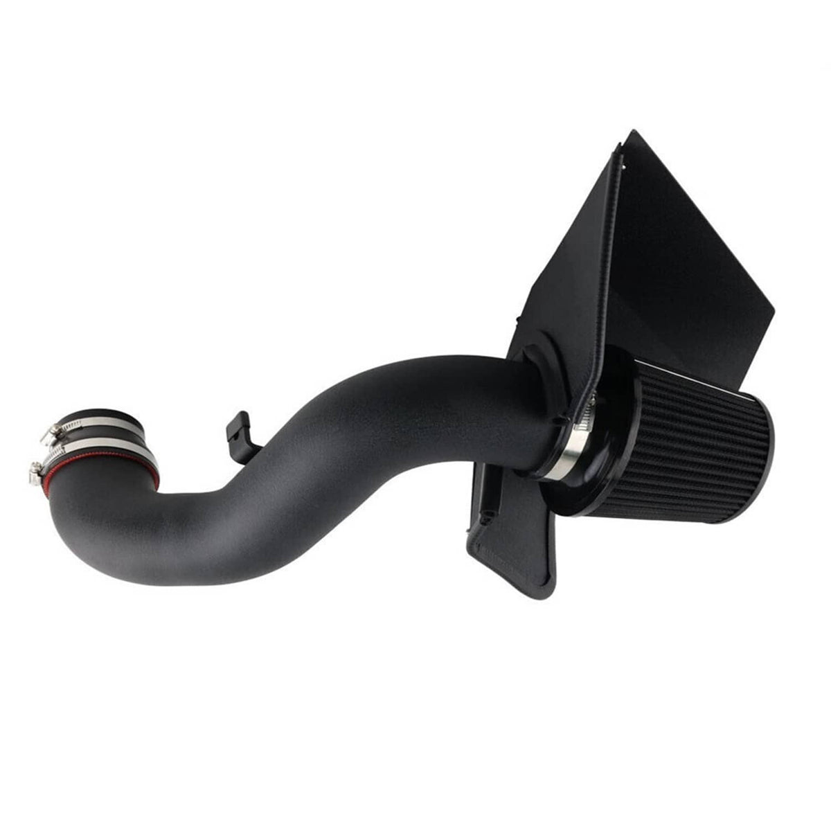 Solidspare Cold Air Intake & Heat Shield Kit w/Filter For 2015-2020 VW Golf GTi R 1.8T 2.0T