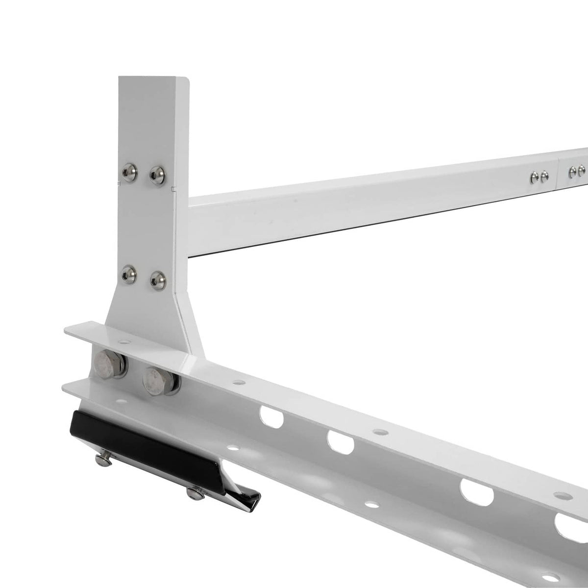 Solid Spare 750 lbs Roof Ladder Rack W/Cargo Roller For Chevy Express Savana 2500/3500 96-23