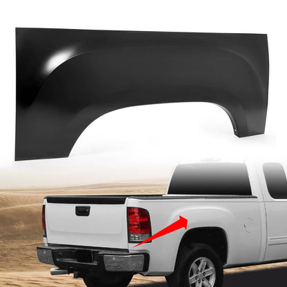 Solid Spare For GMC Sierra Pickup 6.6' & 8' Truck Bed 07-13 Wheel Arch Repair Panel Right RH