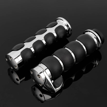 Solidspare 1" Handle Bar Hand Grips For Harley Electra Glide Road King Softail FL Dyna