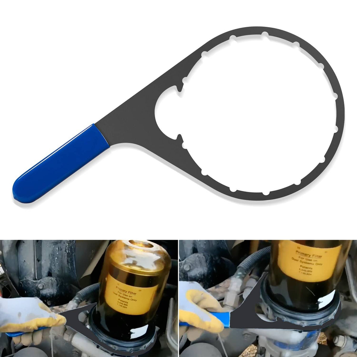 Solidspare 380134 382 Colar/Vent Cap Fuel Filter Wrench For Detroit Diesel Cummins Engines
