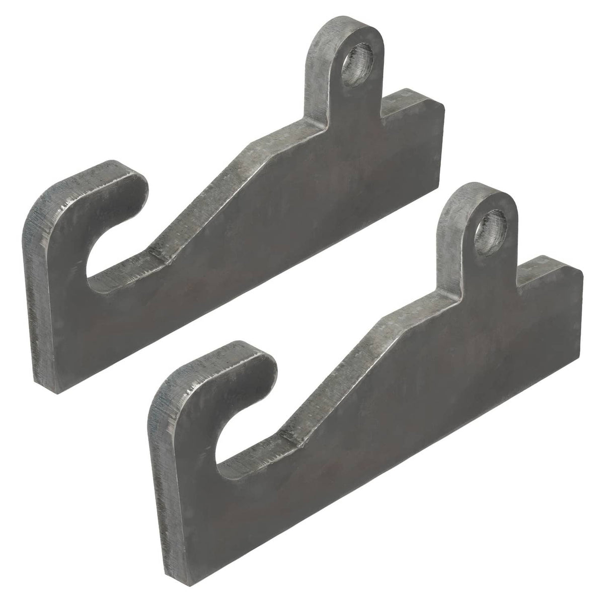 Solidspare 2PCS Quick Attach With Wear Ears Loader brackets Coupler For JRB 416 Blank Steel