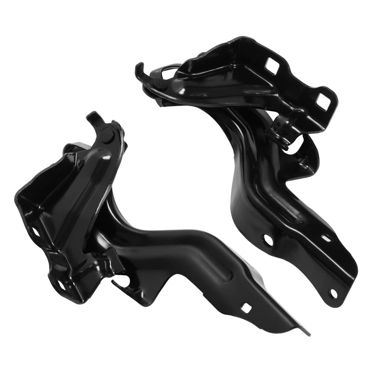 Solid Spare For 2013-2018 Nissan Altima Sedan 4Dr Hood Hinges Primed Black LH & RH Pair Set