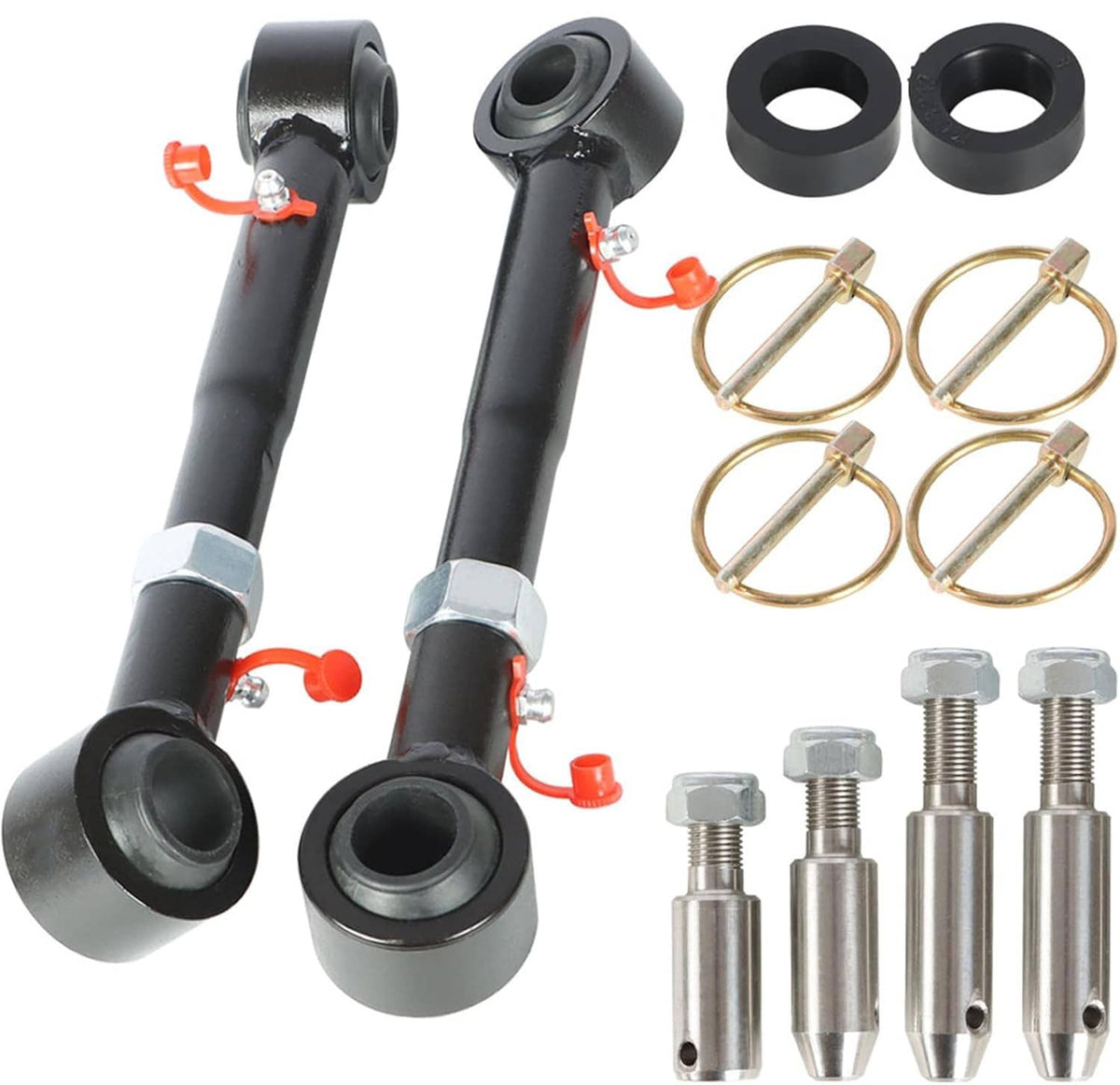 Solidspare Front Sway Bar Links Disconnects for 2.5-6" lifts For 07-18 Jeep Wrangler JK JKS
