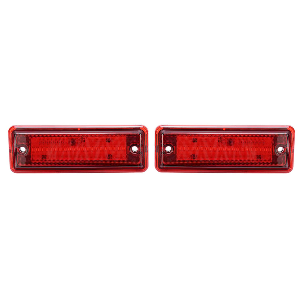 Solid Spare LED Rear Side Marker Parking Lights For El Camino & Caballero & Malibu 1978-1987