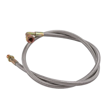 Solidspare 41" TURBO 90 DEGREE OIL FEED LINE KIT T4 T3 T04E T60 T70 GT35 GT45 1/8 NPT -4AN